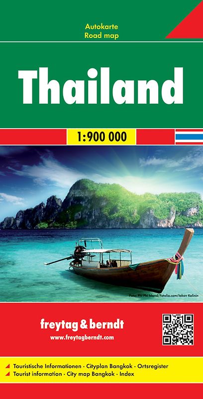 Thailand, Autokarte 1:900.000