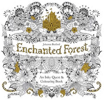 Basford, J: Enchanted Forest: An Inky Quest and Colouring Book