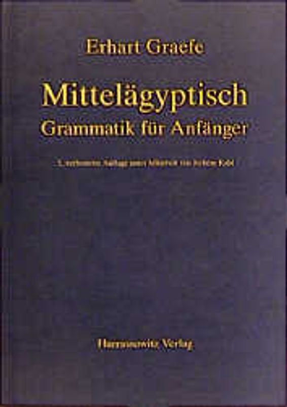 Mittelägyptische Grammatik für Anfänger