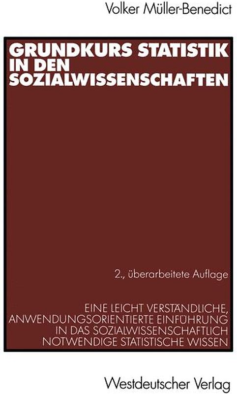 Grundkurs Statistik in den Sozialwissenschaften
