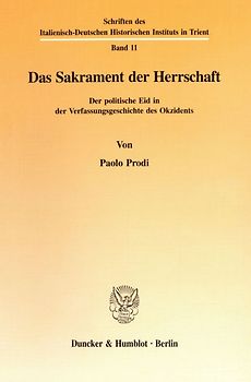 Das Sakrament der Herrschaft.