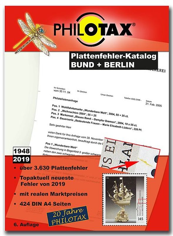 Plattenfehler Katalog Bund + Berlin 6. Auflage