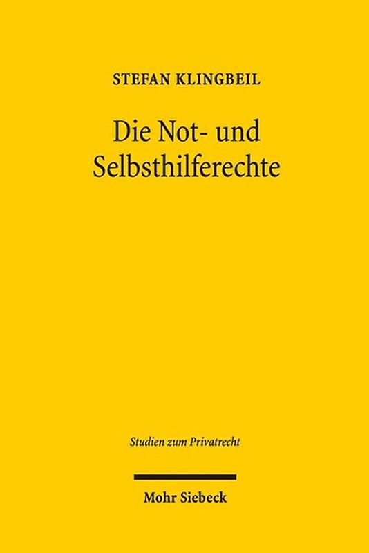 Die Not- und Selbsthilferechte