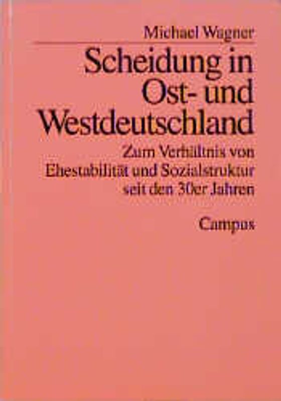 Scheidung in Ost- und Westdeutschland