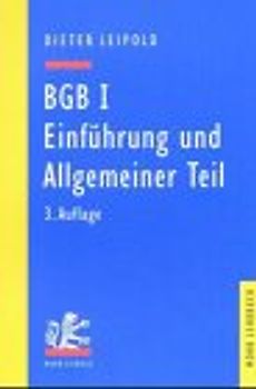 BGB I: Einführung und Allgemeiner Teil