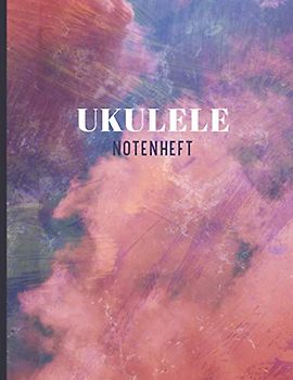 Ukulele Notenheft: Ukulele leeres Notenheft mit Tabulatur, Akkordboxen und Liedtextzeilen zum Komponieren | 8,5 " x 11" | 110 Seiten
