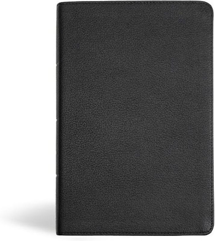 KJV Personal Size Giant Print Bible, Black Genuine Leather, Indexed
