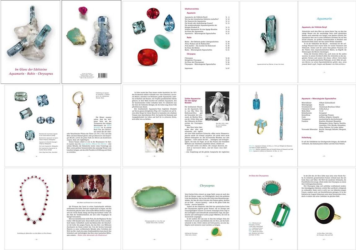 Im Glanz der Edelsteine 1: Aquamarin · Rubin · Chrysopras