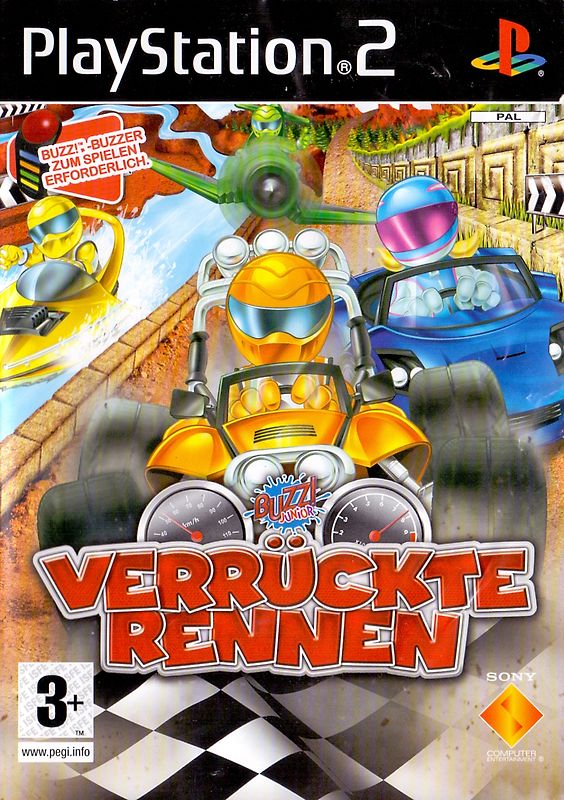 Buzz! Junior: Verrückte Rennen [Internationale Version] PlayStation 2