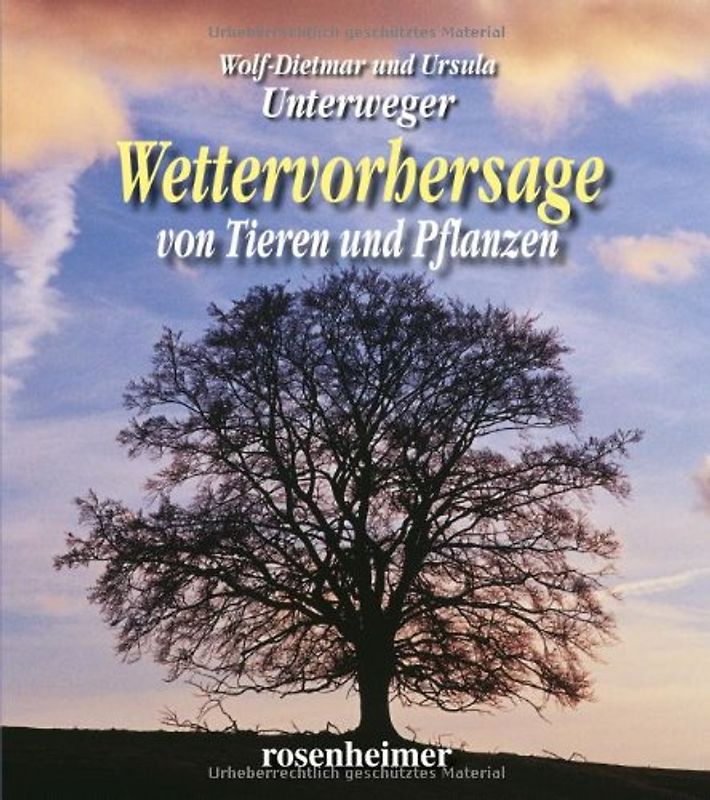 Wettervorhersage von Pflanzen und Tieren