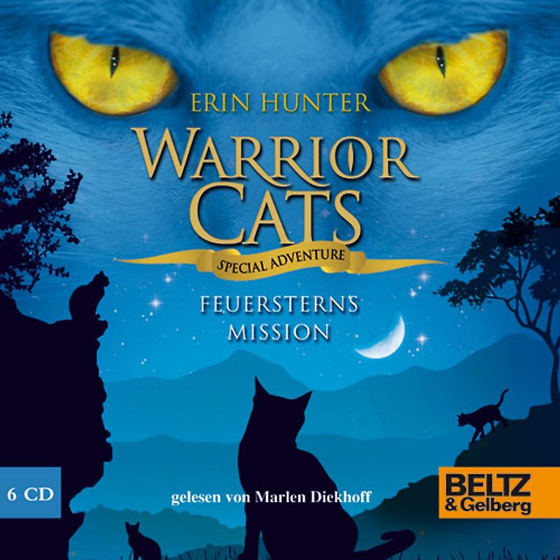 Warrior Cats - Special Adventure. Feuersterns Mission. Gelesen von Marlen Diekhoff, 6 CDs in der Multibox, 8 Std. 10 Min.