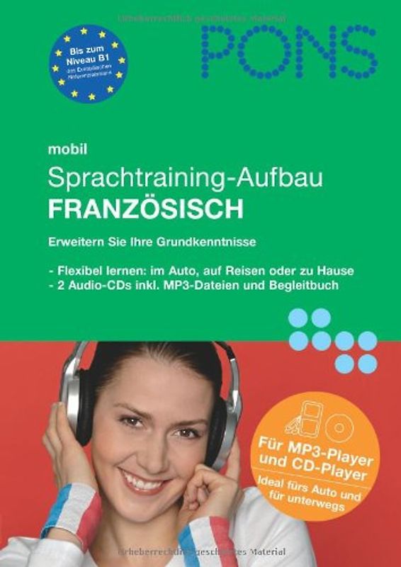 PONS mobil Sprachtraining Aufbau Französisch