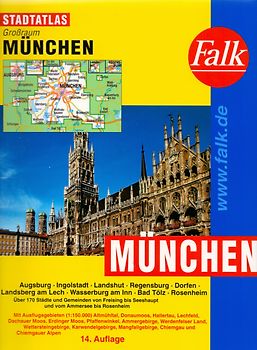 München /Augsburg /Bad Tölz /Ingolstadt /Landsberg a.L. /Landshut /Regensburg /Rosenheim /Wasserburg a.L. Städteatlas