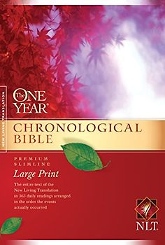 One Year Chronological Bible-NLT-Premium Slimline Large Print