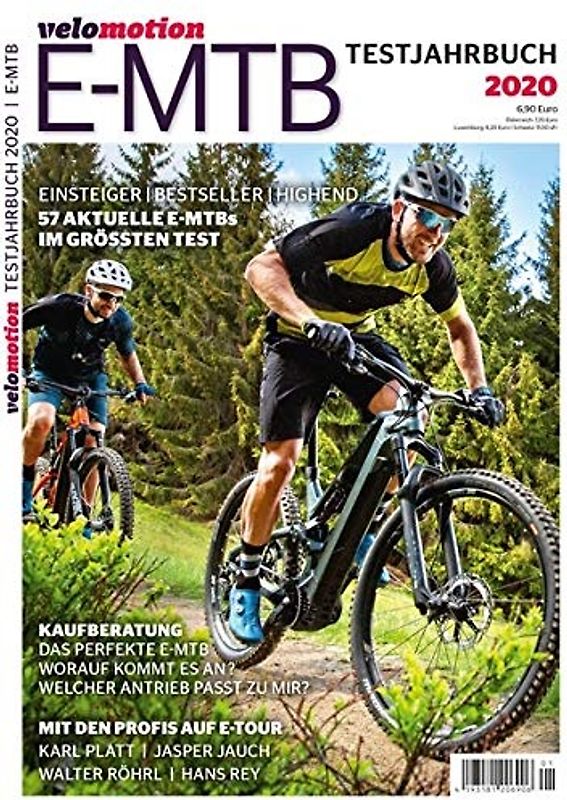 E-MTB Velomotion Testjahrbuch 2020