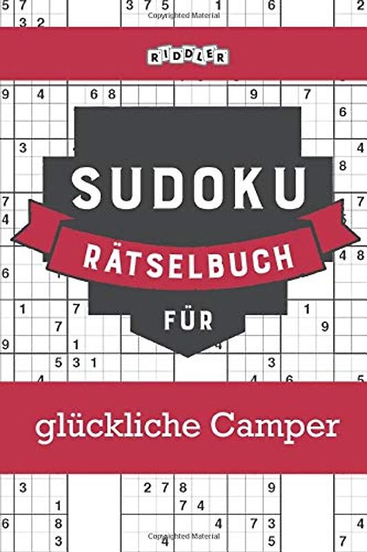 Sudoku Rätselbuch für glückliche Camper