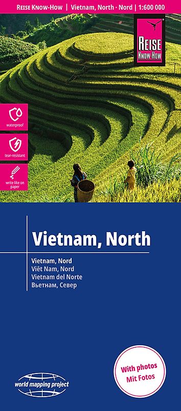 Reise Know-How Landkarte Vietnam, Nord | Vietnam, North (1:600.000)