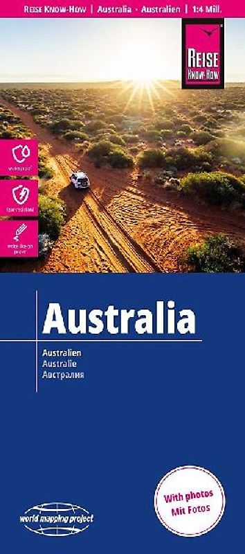 Reise Know-How Landkarte Australien / Australia (1:4.000.000)