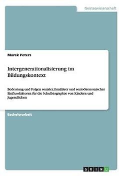 Intergenerationalisierung im Bildungskontext