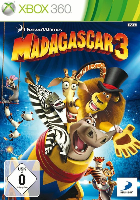 Madagascar 3: Flucht durch Europa Xbox 360