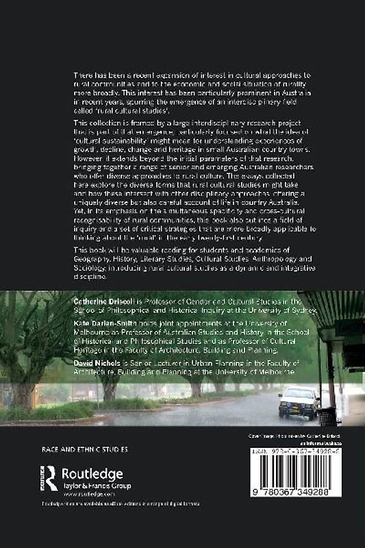 Cultural Sustainability in Rural Communities