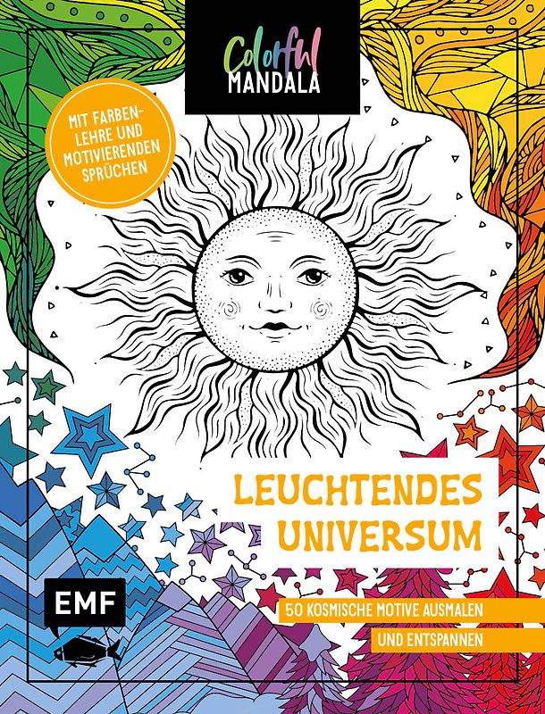 Colorful Mandala – Leuchtendes Universum