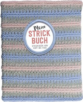 Mein Strickbuch. Mit gestricktem Buchumschlag aus hochwertigem Garn und mit aufwendiger Verarbeitung.