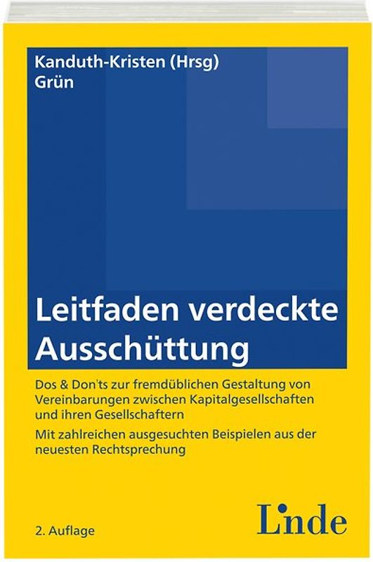 Leitfaden verdeckte Ausschüttung