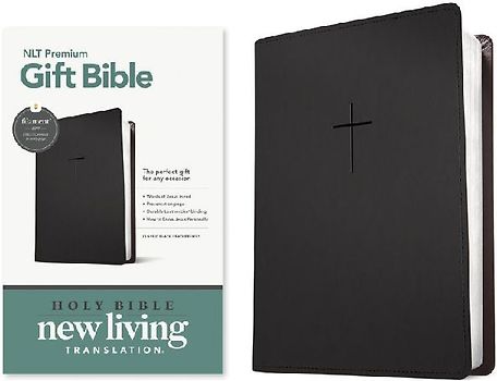 Premium Gift Bible Nlt, Filament Enabled (Leatherlike, Classic Black, Red Letter)