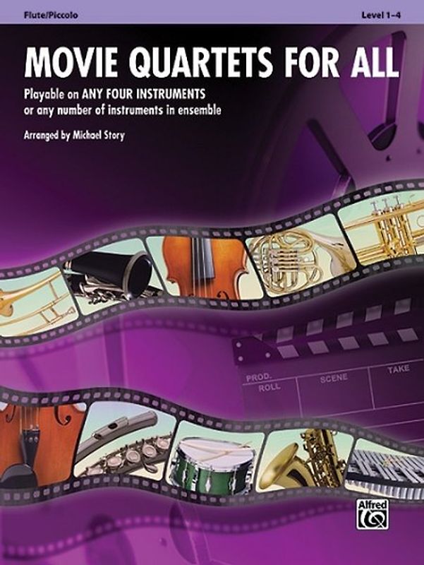 Movie Quartets for All - Flute / Piccolo