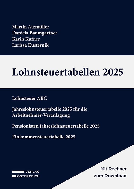 Lohnsteuertabellen 2025