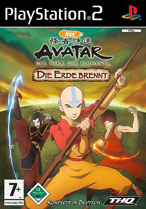 Avatar - Der Herr der Elemente: Die Erde brennt PlayStation 2