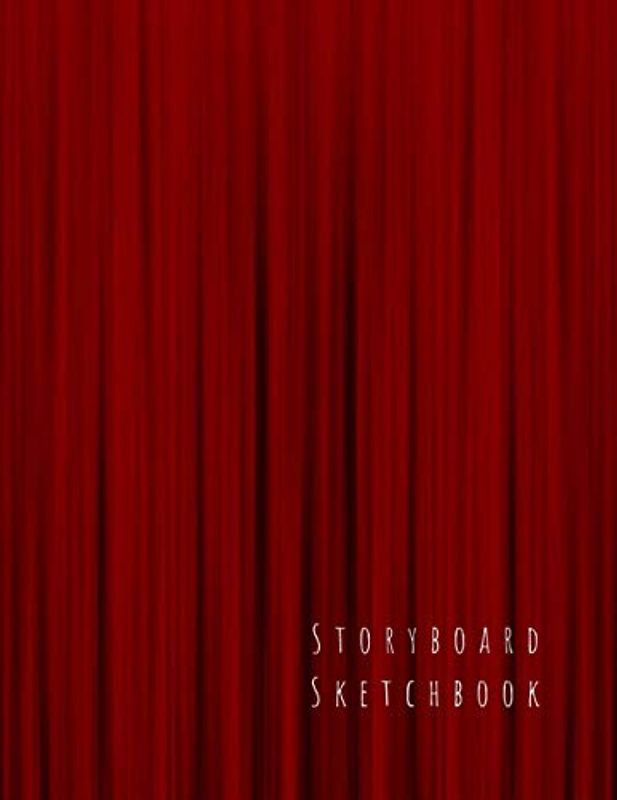 Storyboard Sketchbook: Blank notebook with template panels and layouts for directors, storytellers and animators