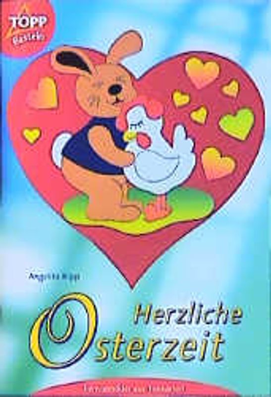 Herzliche Osterzeit. Fensterbilder aus Tonkarton