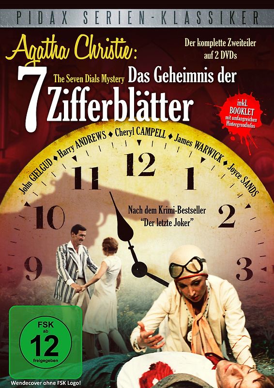 Agatha Christie: Das Geheimnis der 7 Zifferblätter [Pidax Serien-Klassiker, 2 DVDs] DVD