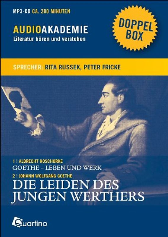 JOHANN WOLFGANG GOETHE - Die Leiden des jungen Werthers. AudioAkademie Doppelbox