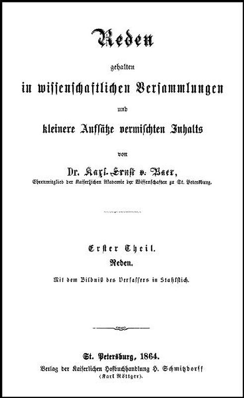 Reden und kleinere Aufsätze