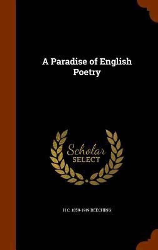 A Paradise of English Poetry