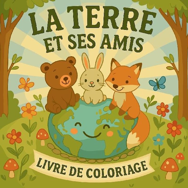 La Terre et Ses Amis Livre de Coloriage