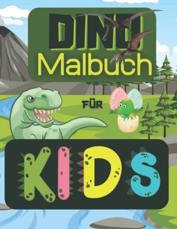 Dino Malbuch für Kids!