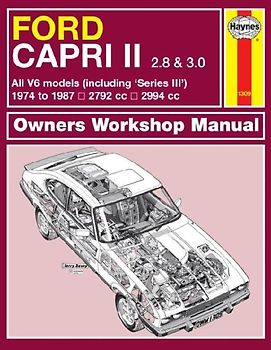 Ford Capri II (and III) 2.8 & 3.0 V6 (74 - 87) Haynes Repair Manual