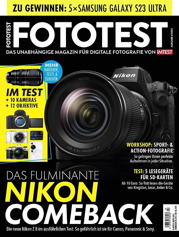 FOTOTEST - Das unabhängige Magazin für digitale Fotografie von IMTEST