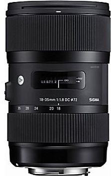 Sigma A 18-35 mm F1.8 DC HSM 72 mm Filtergewinde (Sony A-mount Anschluss) schwarz