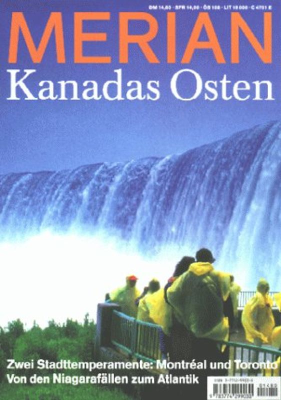 Merian: 03/1999 - Kanadas Osten - Zwei Stadttemperamente: Montreal und Toronto [Broschiert]
