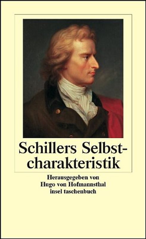 Schillers Selbstcharakteristik