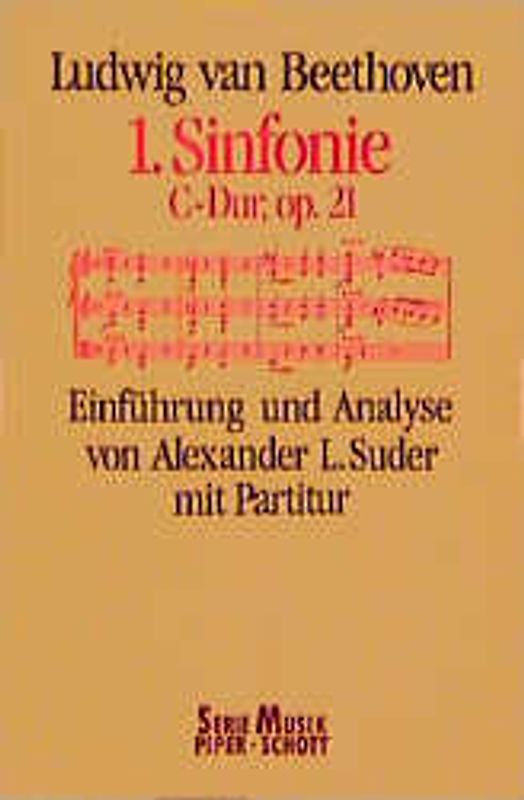 Sinfonie Nr. 1, C-Dur, op. 21. Werkeinführung mit Partitur und Analyse. (SP 8119)