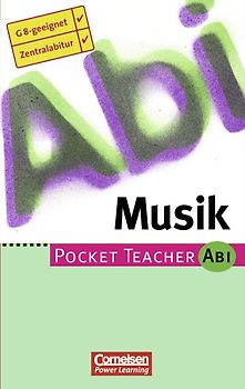 Pocket Teacher Abi. Sekundarstufe II - Bisherige Ausgabe (mit Umschlagklappen) / Musik