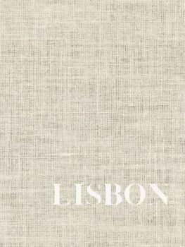 Lisbon: Decorative Book │ Perfect for Stacking on Coffee Tables & Bookshelves │Linen No.1
