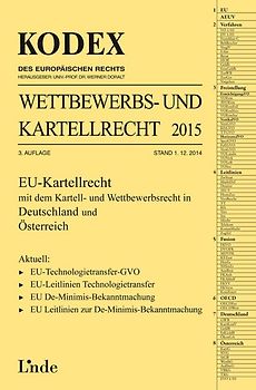 KODEX Wettbewerbs- und Kartellrecht 2015