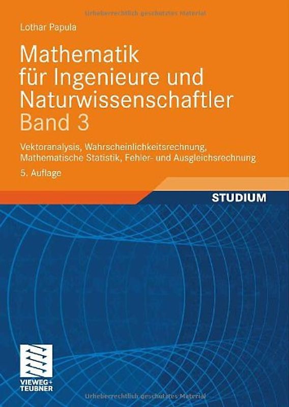 Mathematik für Ingenieure und Naturwissenschaftler Band 3